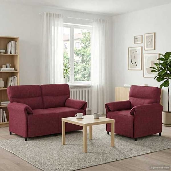 Maison Exclusive - 2 kpl sohvasetti Bordeaux-kangasta
