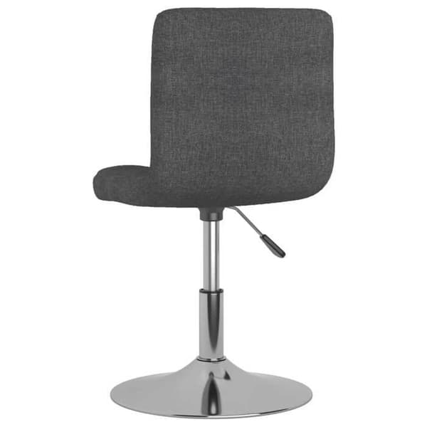 Maison Exclusive - Snurrstolar för matbord, set om 4, Mörkgrå Tyg