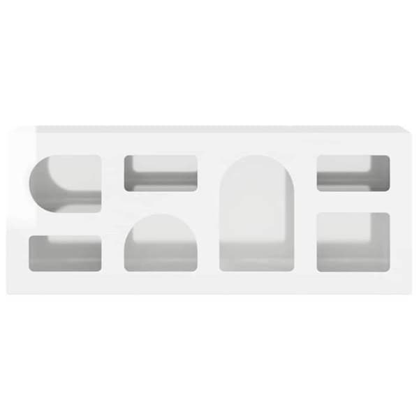 Maison Exclusive - TV-möbel ELST 100 x 35 x 40 cm Blank vit