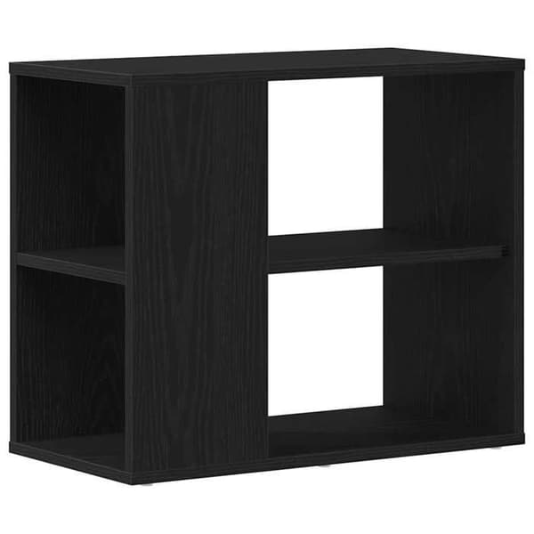 Maison Exclusive - Buffet Sort egetræ 60 x 30 x 50 cm Ingeniørtræ svart ek