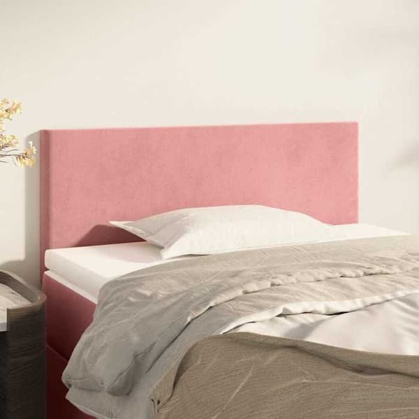 Hovedgærde - EKSKLUSIV HUS - Klassisk - Blødt velour - Rosa - Højdejusterbar Ros