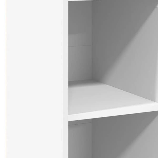 Maison Exclusive - Hvidt buffet 30x41x124 cm ingeniørtræ Vit