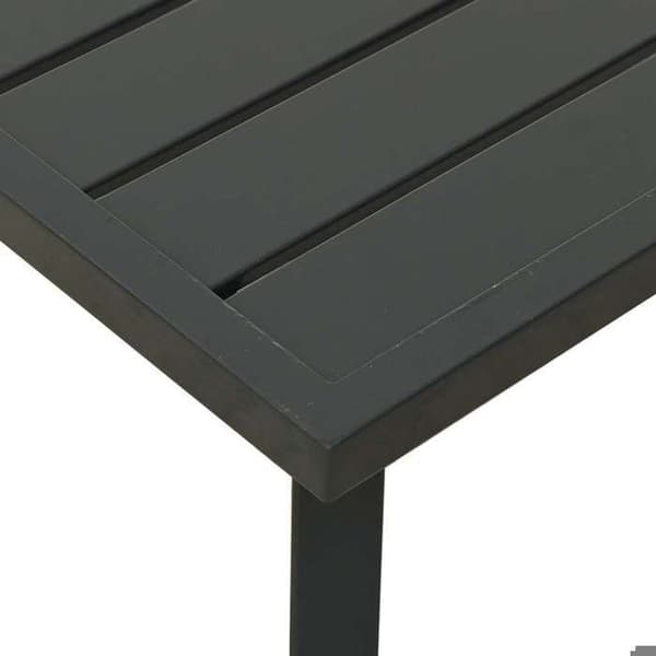 Maison Exclusive - Antracitgrå havebord 110x55x35 cm stål