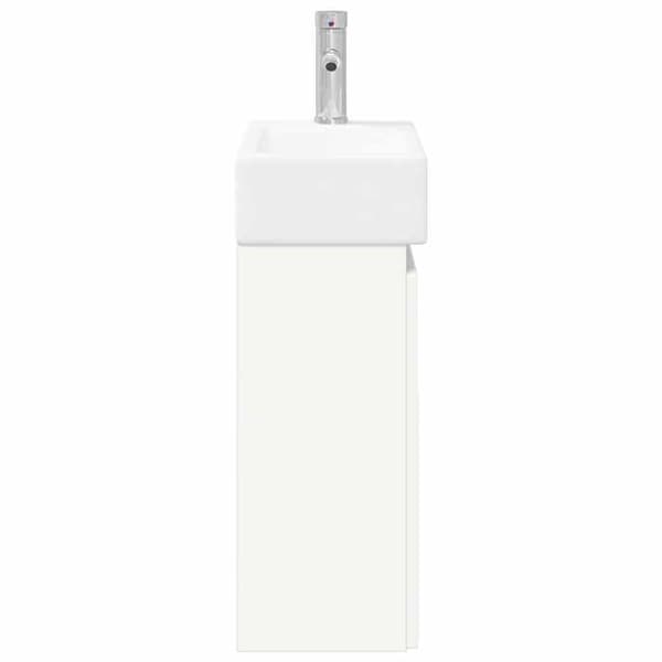 Maison Exclusive - Badrumsmöbel med kran Vit 45,5 x 25,5 x 84 cm Vit