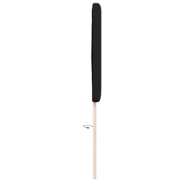 Maison Exclusive - LED Hovedgærde Sort 160 cm Syntetisk Læder