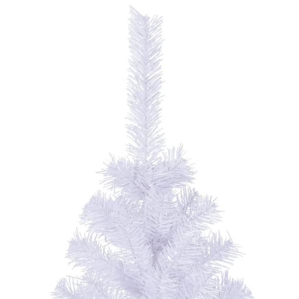 Maison Exclusive - Konstgjord julgran och stålstöd 210 cm 910 grenar Vit