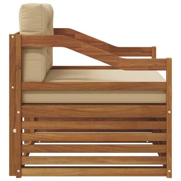 Maison Exclusive - Naturlig og Beige Udendørs Sofa
