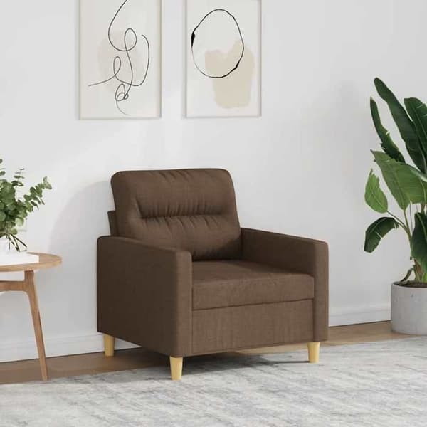 Maison Exclusive - Brun Stol 60 cm Stof
