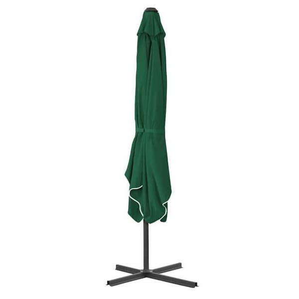 Maison Exclusive - Utomhusparasol med stång i stål 250x250 cm grön