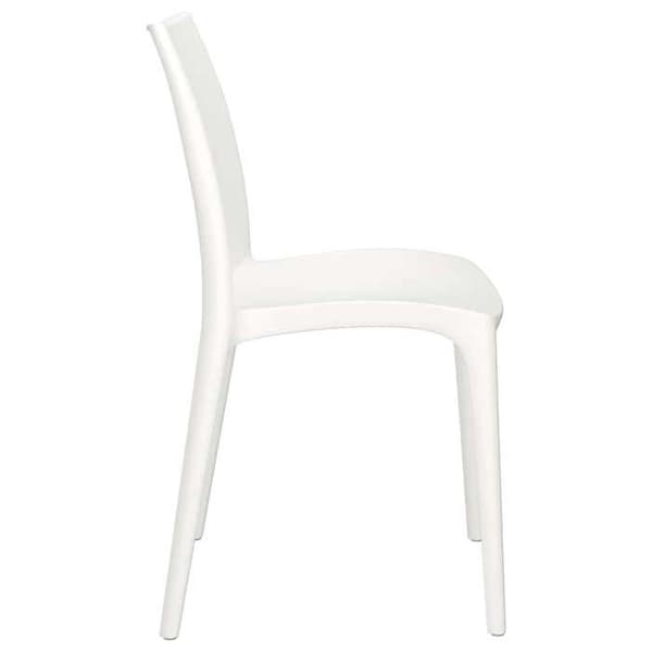 Maison Exclusive - Puutarhatuolit 2 kpl valkoinen 50x46x80 cm polypropeeni Vit