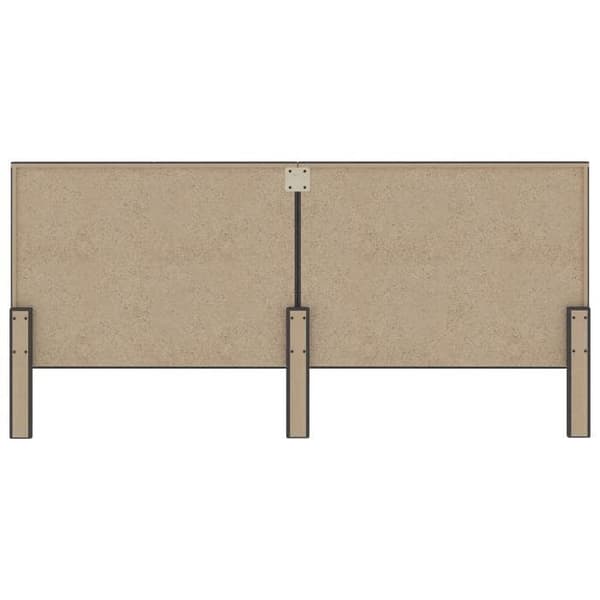 Hovedgærde - EKSKLUSIV HUS - 200 x 200 cm - Mørkegrå - Holdbart stof - MDF Mörkgrå