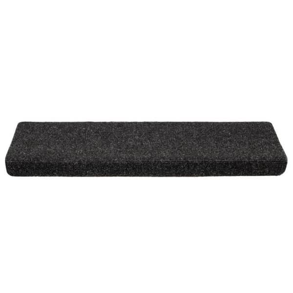 Maison Exclusive - Selvklæbende trappetæpper 10 stk 65 x 21 x 4 cm Sort Rektangulær kant Svart
