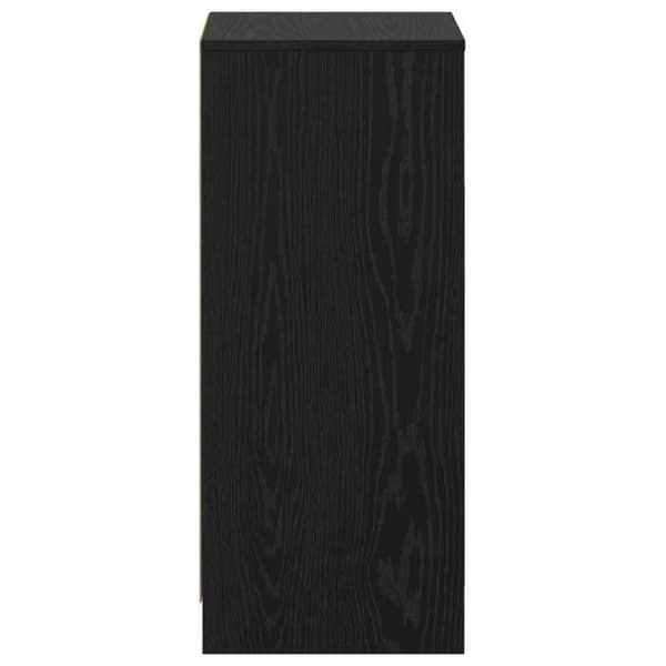 Maison Exclusive - Badeværelsesskab Sort eg 35 x 36,5 x 85 cm