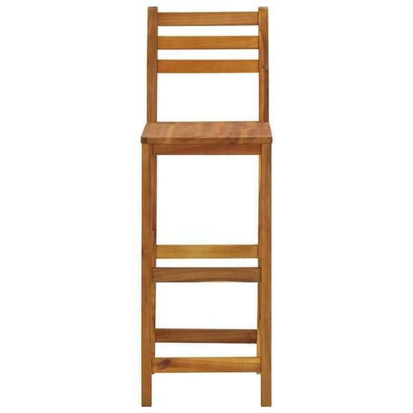 Maison Exclusive - Barstole sæt af 4 i solid akacietræ