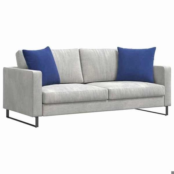 Maison Exclusive - Soffkuddar 2 st Blå polis 50 x 50 cm Blå polis