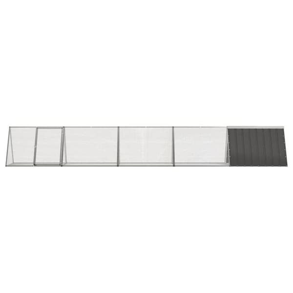 Maison Exclusive - Clapier Anthracite 504,5x80,5x71 cm Galvaniserat stål antracit