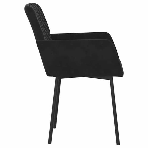 Maison Exclusive - Spisestole sæt af 2 Sort Velour