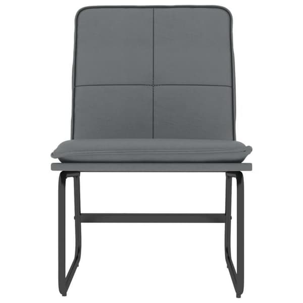 Maison Exclusive - Grå liggestol 54x75x76 cm kunstlæder