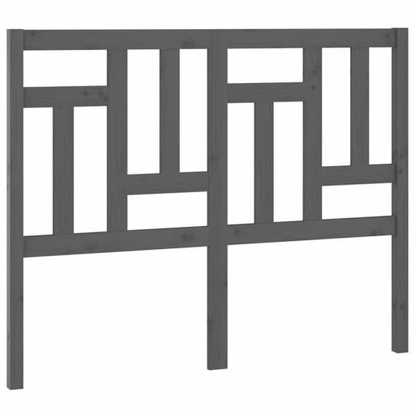 Maison Exclusive - Grå sänggavel 205,5x4x100 cm Massivt furu Grå