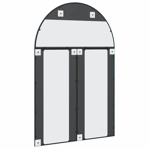 Maison Exclusive - Svart väggspegel 100x150 cm järnbåge Svart