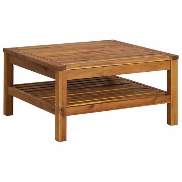 Maison Exclusive - Sofabord 65x65x35 cm Solid akacietræ