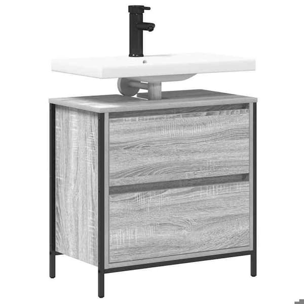 Maison Exclusive - Badeværelsesmøbel med vask og skuffer 60x34,5x60 cm