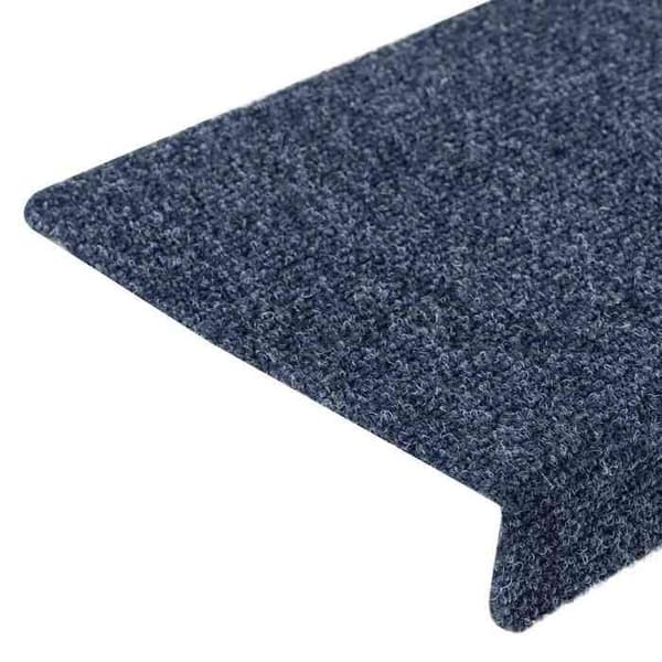Maison Exclusive - Selvklæbende trappetæpper 10 stk. 65 x 21 x 4 cm Antracit Rektangulær kant antracit