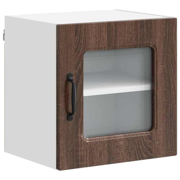 Maison Exclusive - Diskmaskinspanel Kalmar 2 st Mörk ek Brun ek