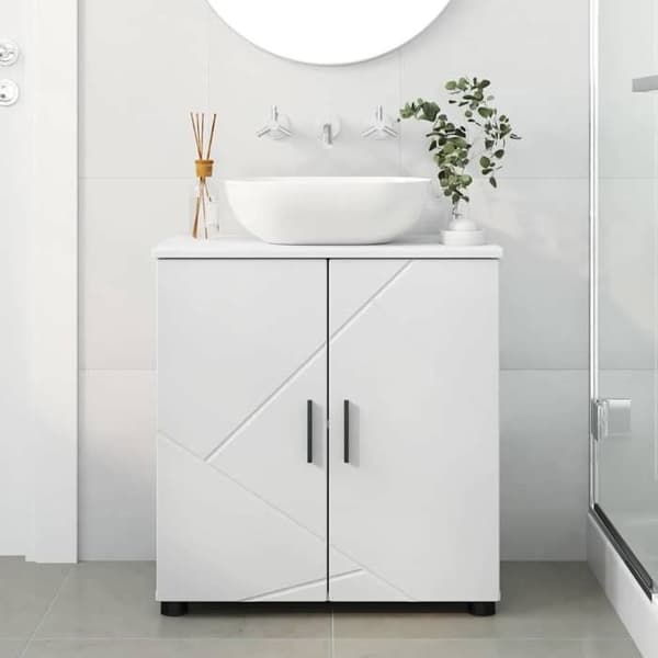 Maison Exclusive - Badrumsskåp Vit 61 x 35 x 64 cm Vit
