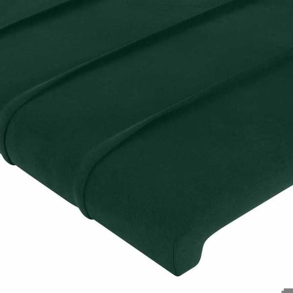 Maison Exclusive - Mörkgrön sänggavel 160x5x78/88 cm Sammet