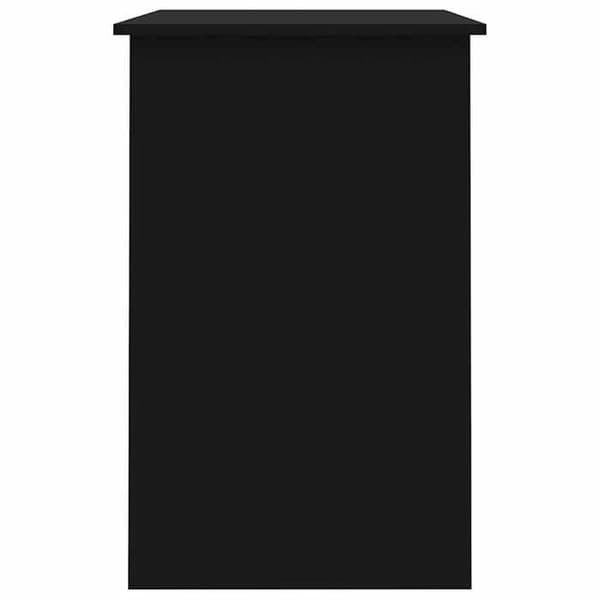 Maison Exclusive - Bureau Noir 100x50x76 cm Ingeniørtræ
