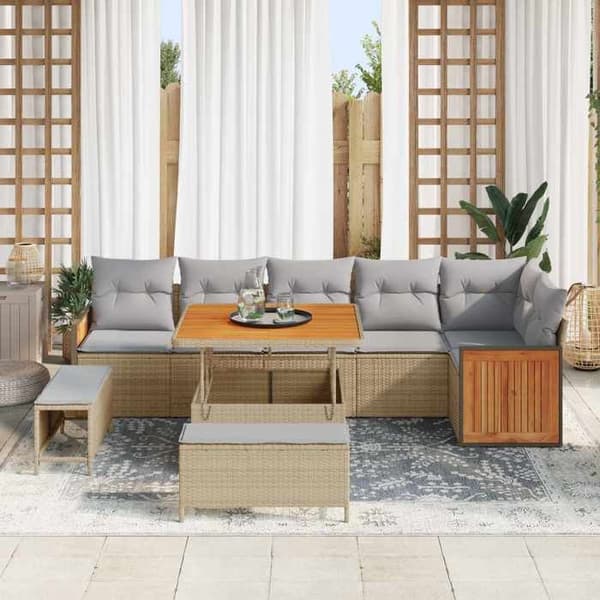 Maison Exclusive - 9 hengen puutarhakalustesarja 9 kpl