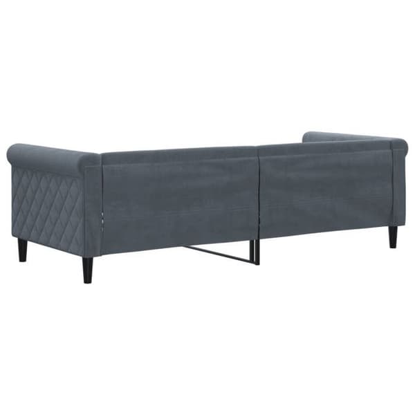 Maison Exclusive - Mörkgrå vilobädd 80x200 cm sammet