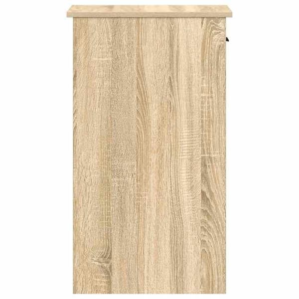 Maison Exclusive - Datorställ med låda ek sonoma 35x45x77 cm