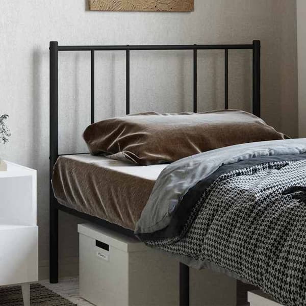 Maison Exclusive - Erstatnings hovedgærde i sort metal 90 cm