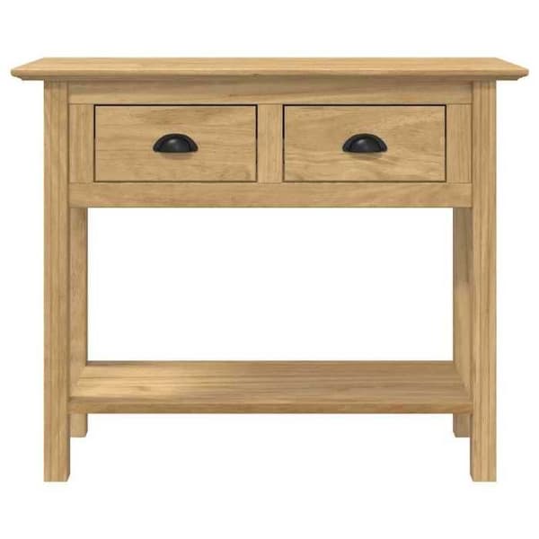Maison Exclusive - BORDKONSOL BODO Mørk honning 91 x 34.7 x 74 cm