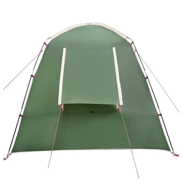 Tält - EXKLUSIVT HUS - Modern Stuga - 400×210×180 cm - Vattentålig polyester - Grön, snabb montering