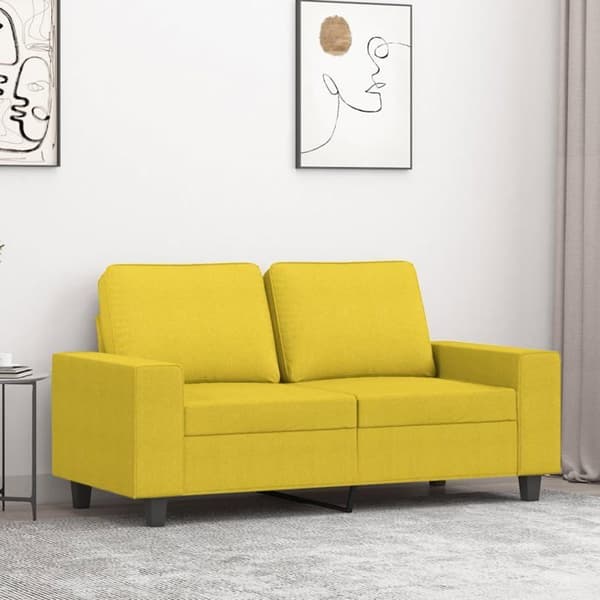 Maison Exclusive - 2-personers Sofa Lys Gul 120 cm Stof