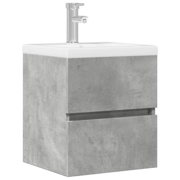 Maison Exclusive - Vaskeskab Grå beton 41x38,5x45 cm Ingeniørtræ