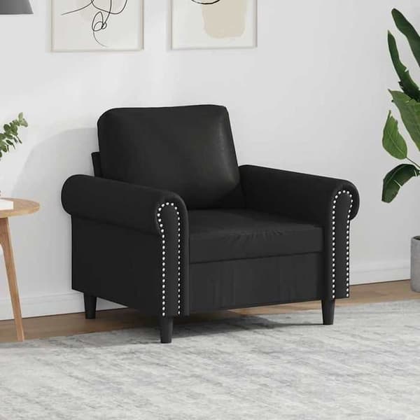 Maison Exclusive - Sort Stol 60 cm Simililæder