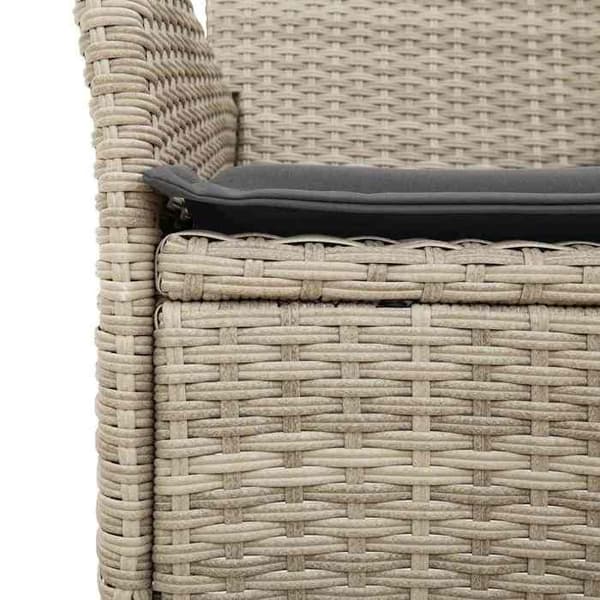 Maison Exclusive - Havemøbler sæt med puder 7 dele rattan og glas