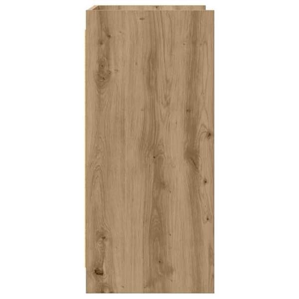 Maison Exclusive - Buffet i håndlavet egetræ 75 x 36 x 80 cm Ingeniørtræ