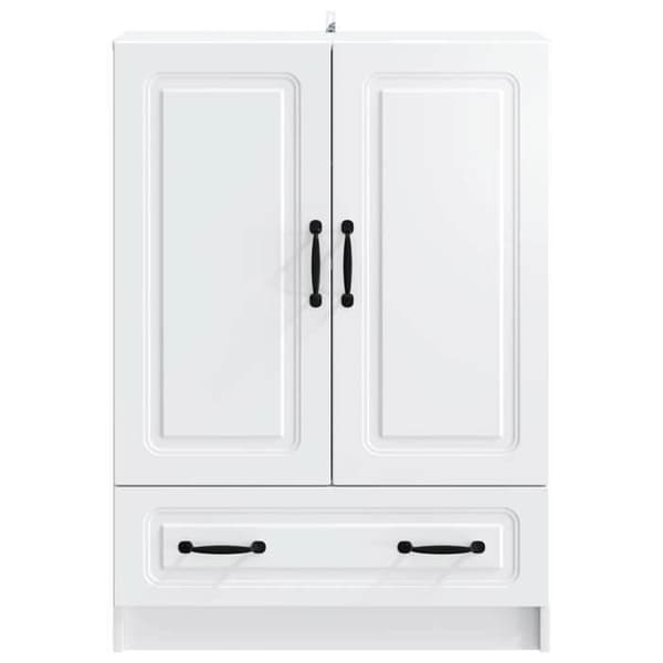 Maison Exclusive - Buffé Vit 66 x 34,5 x 92 cm Ingenjörsträ
