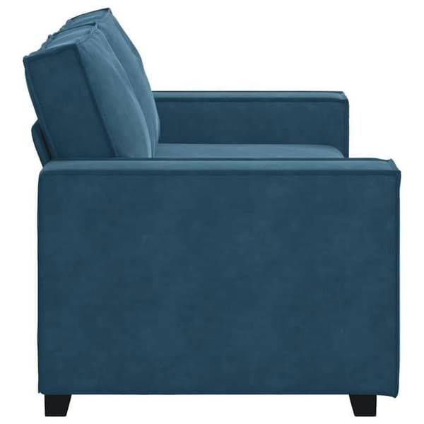 Maison Exclusive - Sofa 2 pladser blå velour 180x78x84 cm