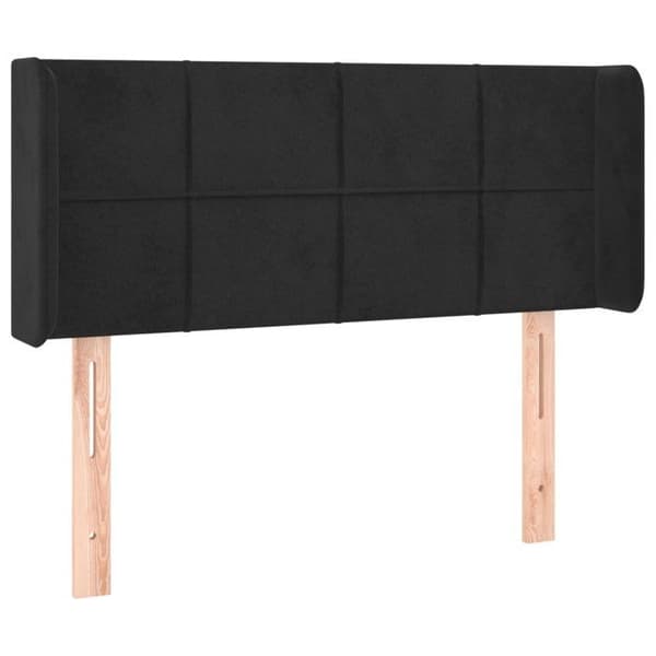 Maison Exclusive - LED-päätymustalla 93x16x78/88 cm sametti Svart