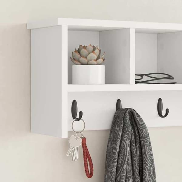 Maison Exclusive - Väggmonterad klädhängare Montering vit 75 x 16 x 26 cm Vit