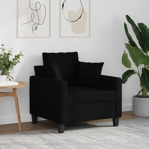 Maison Exclusive - Sort Stol 60 cm Stof
