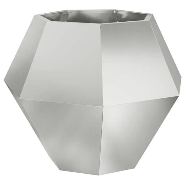 Maison Exclusive - Silverfärgad Planter 75 x 75 x 60 cm Galvaniserat stål