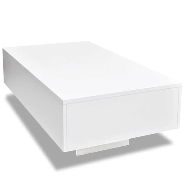 Maison Exclusive - Hvid blank sofabord Matt vit