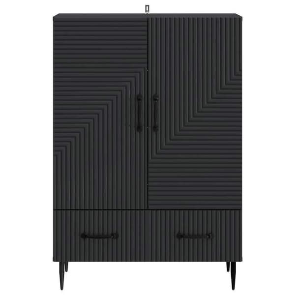 Maison Exclusive - Buffet med skuffe Sort 66 x 34,5 x 95 cm Ingeniørtræ